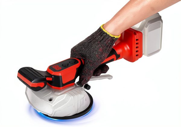 Tile Vibration Leveling Machine TOOVEM Cordless 8‑Speed 5‑Inch Suction-0