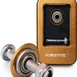 POWERTEC PRO Tungsten Carbide Scoring Wheel 22mm Gold Titanium Cutter-0