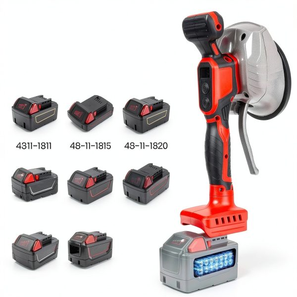 Tile Vibration Leveling Machine TOOVEM Cordless 8‑Speed 5‑Inch Suction-4